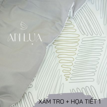 Xám tro + Họa tiết 1