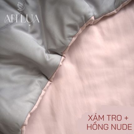 Xám tro + hồng nude